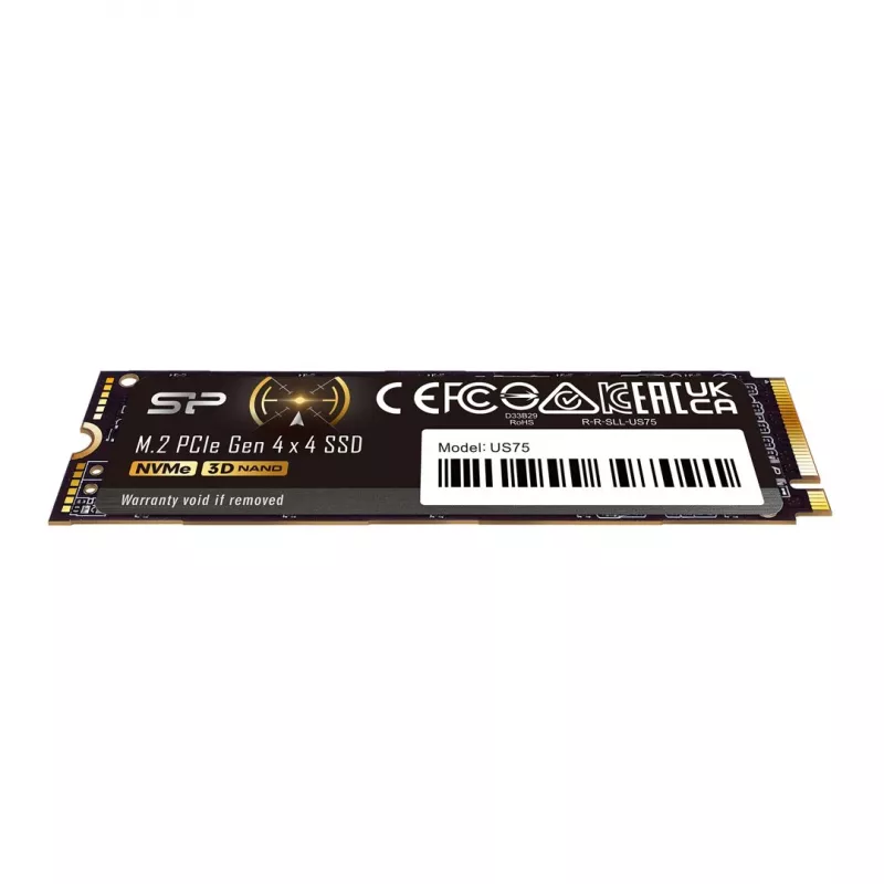 SSD M.2 2280 Silicon Power US75 1 TB PCIe 4.0 NVMe, 7000/6000 MB/s