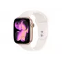 Apple Watch Series 11 GPS 46 mm ruusukullan värinen alumiinikuori vaaleanpunaisella Sport-rannekkeella – S/M | Apple