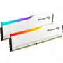 DIMM 64 GB DDR5-5200 (2x 32 GB) Dual-kit, muisti valkoinen, F5-5200J4040A32GX2-RM5RW, Ripjaws M5 RGB, INTEL XMP