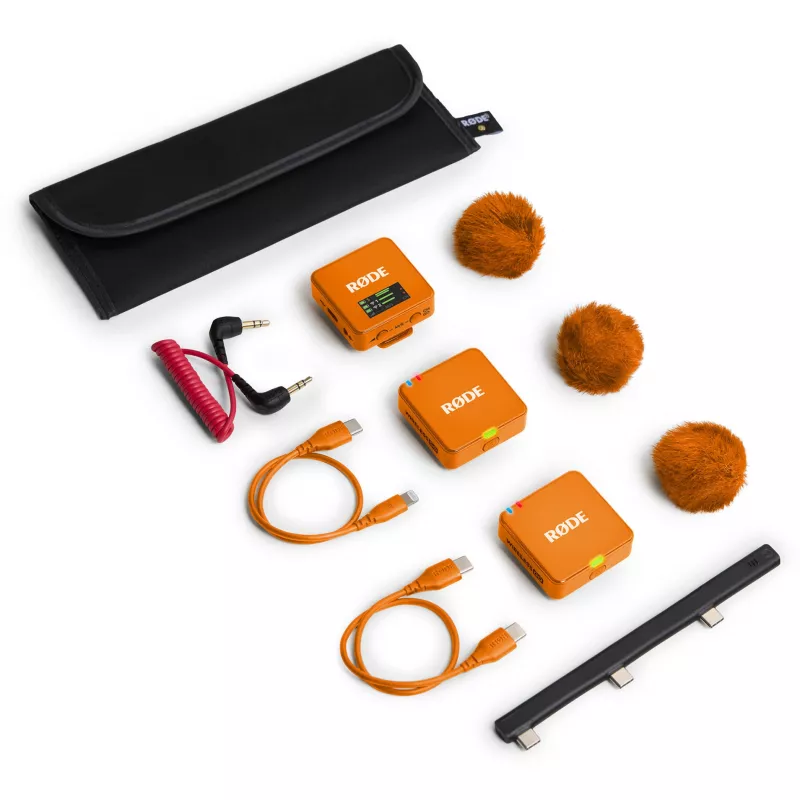 RØDE Wireless GO III Orange - langaton mikrofonijärjestelmä (oranssi)