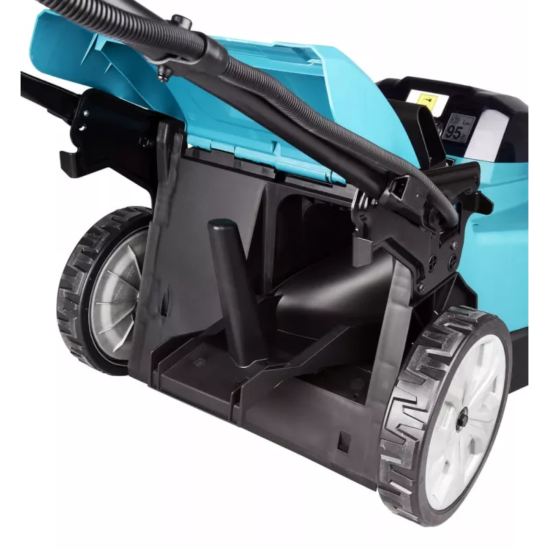 Makita DLM481Z ruohonleikkuri työnnettävä ruohonleikkuri akku musta, sininen, metalli