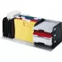 styro 282-03407.98 - 1 laatikko - polystyreeni - musta - harmaa - 723 mm - 304 mm - 248 mm