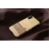 Suojakotelo MAN&WOOD iPhone X/XS:lle – Terra musta, suojaava takasivu