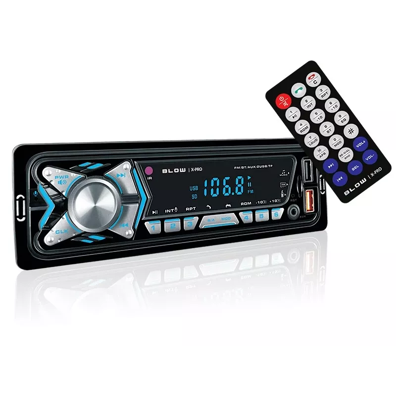 BLOW X-PRO MP3/USB/micro USB/BLUETOOTH autoradio musta