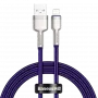 USB-A–Lightning-kaapeli Baseus 1 m — USB-datakaapeli, violetti