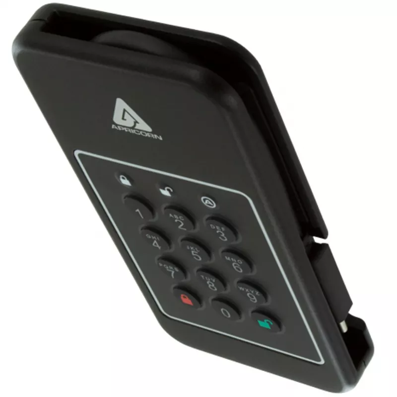 Apricorn Aegis NVX - SSD - 500 GB - USB 3.2 Gen 2 - TAA-yhteensopiva (ANVX-500GB)