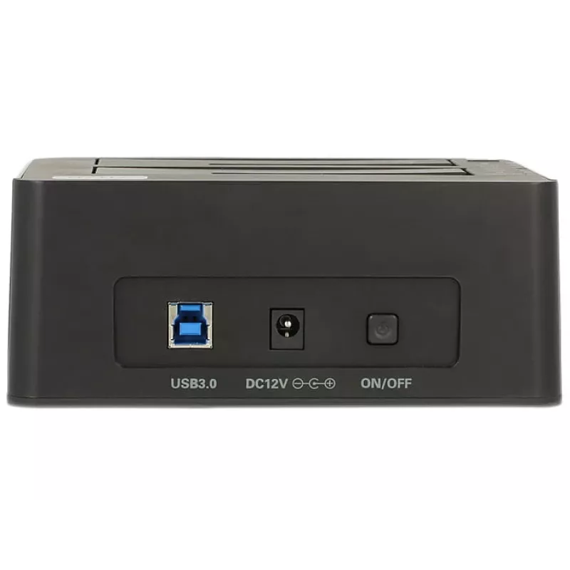 Delock USB 3.0 -telakointiasema 2x SATA HDD / SSD -asemalle klonaustoiminnolla