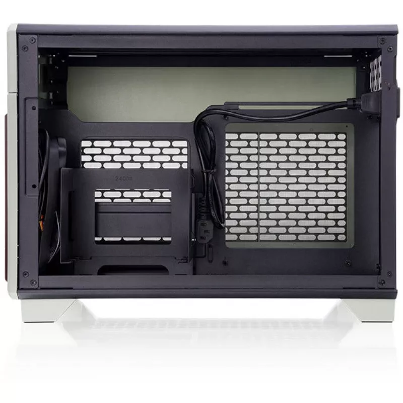 Minikotelo THERMALTAKE TR100 WS Matcha vihreä, kompakti muotoilu, tuki mini-ITX/microATX