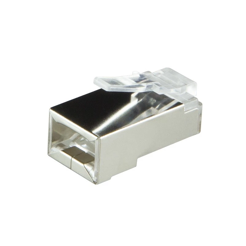Johdinliitin RJ45 LogiLink MP0022 musta läpinäkyvä