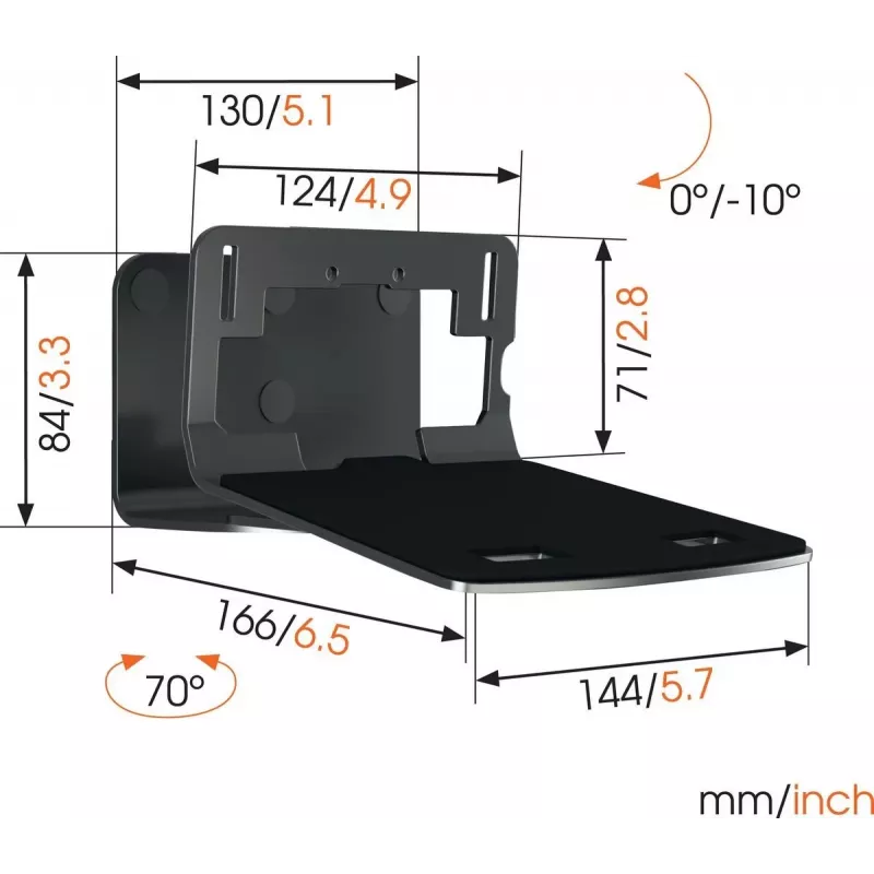 Kaiutinteline Vogels SOUND 3205 Universal L, 15 kg