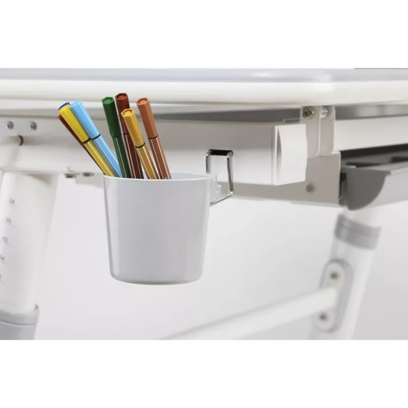 Ergo Office lasten ergonominen korkeussäädettävä työpöytä, harmaa, enintään 100 kg, ER-417 2cz