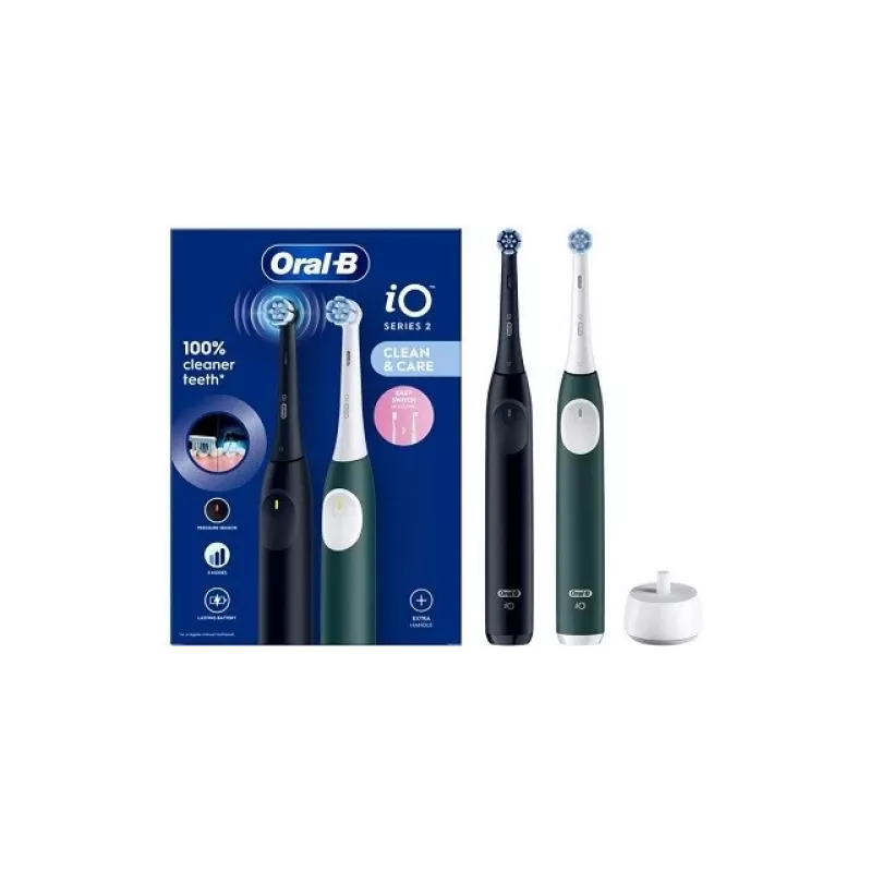 Oral-B iO SERIE 2 yö-musta+metsänvihreä