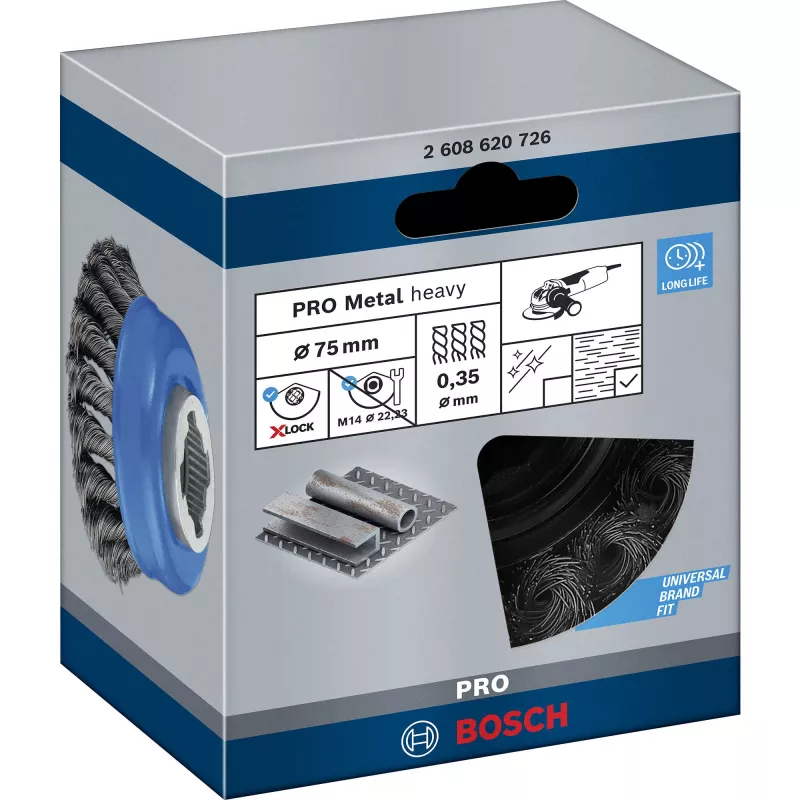 Bosch 2 608 620 726 kulmahiomakoneen lisävaruste kuppiharja