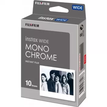 Fujifilm Instax Wide Monochrome WW 1 – mustavalkoinen pikakuvafilm – instax mini – 10 kuvaa (16564101)