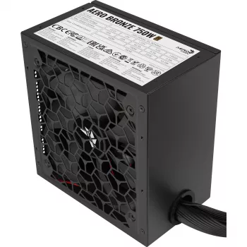 Virtalähde AEROCOOL AERO BRONZE 750W APFC (V.2 2025) – 750W teho, APFC
