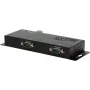Ethernet–2 x RS-232 -sovitin Exsys EX-6112-2POE, PoE-tuki ja 12V/3A virtalähde