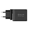 Seinänalaturi Tellur TLL151451 65W, 3-porttinen (2x USB-C, 1x USB-A)