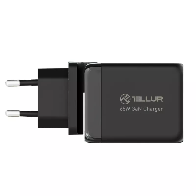 Seinänalaturi Tellur TLL151451 65W, 3-porttinen (2x USB-C, 1x USB-A)