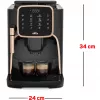 Okka Espresso Pro, täysautomaatti musta/pronssi, 1450 wattia