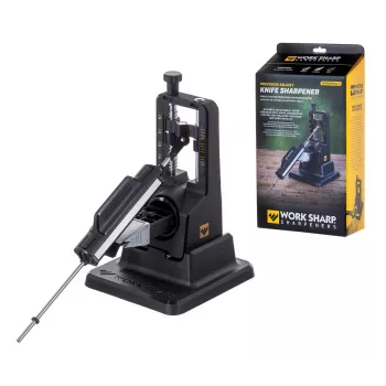 Veitsenteroitin Work Sharp Precision Adjust 09DX164 säädettävä kulma keraamisella hiontapuikolla, timanttilevyt, musta, 243,8×165,1×143,3 mm