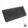 Logitech Signature K650 langaton näppäimistö, Bluetooth 5.1, QWERTZ, sveitsiläinen (CH), grafiitti (920-010912)
