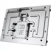 Jäähdytysblokki Alphacool Core RX 9070 XT Mercury läpinäkyvä kromi taustalevyllä