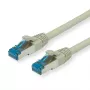 Verkkokaapeli VALUE 21.99.0864 harmaa 0,3 m Cat6a S/FTP