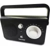 Kannettava radio TECHNISAT CLASSIC 100 — analoginen UKW, 1 W RMS, 3,5 mm, valkoinen