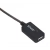 Aktiivinen USB-jatkokaapeli SAVIO CL-130 10 m USB 2.0 A uros-naaras, 5 V, musta