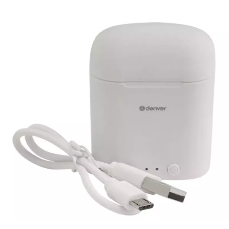 Kuulokemikrofoni Denver TWE-46WHITE