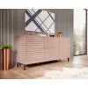 Lipasto cama meble Cama Nova 155 × 40 × 72 cm, roosa matta, MDF-runko