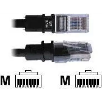 Verkkokaapeli Patchsee Cat5e FTP 1,2 m, musta