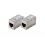 Digitus CAT 6 modulaarinen liitin, suojattu, 2 kpl, RJ-45, kultakontaktit, hopea
