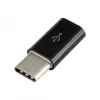 Sbox Micro USB 2.0 F. -> Type-C M. musta AD.USB-C B