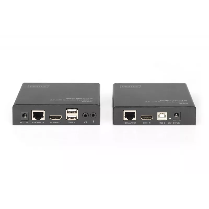 Digitus 4K HDMI HDBaseT™ 2.0 KVM-jatkain sarja, 100 m