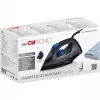Silitysrauta CLATRONIC DB 3703 — kuiva- ja höyrysilitysrauta, ruostumaton teräspohja, 1800 W, musta/harmaa