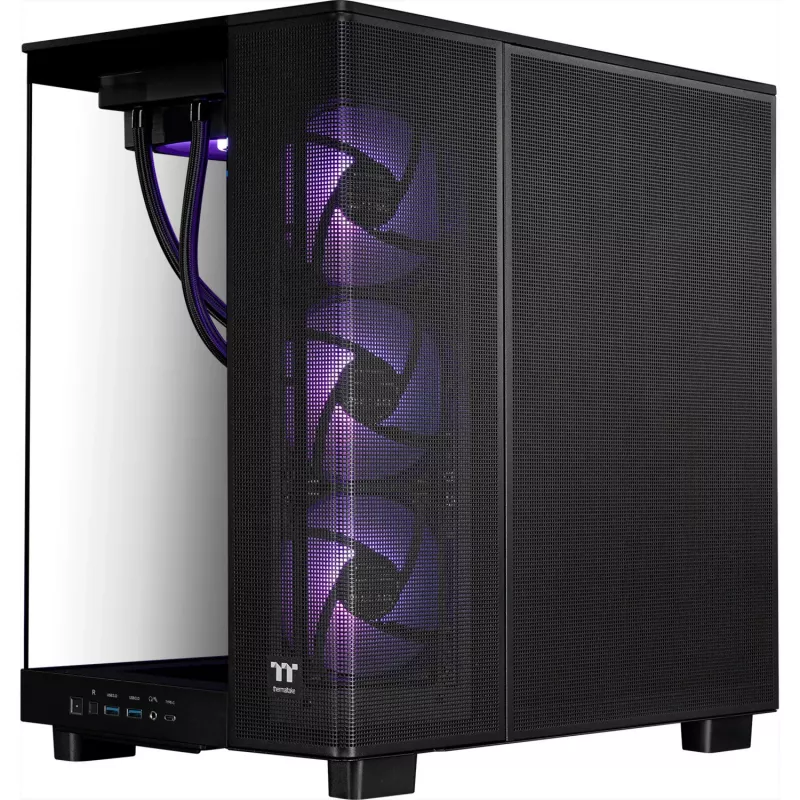 FTW A-Line LCS 5070Ti D5, pelitietokone musta/läpinäkyvä, Windows 11 Home