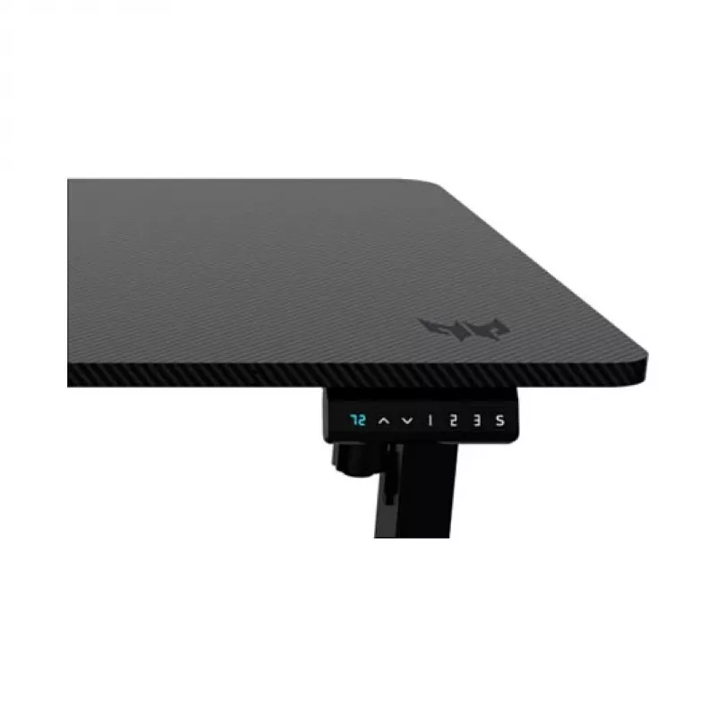 Pelipöytä Acer Predator NEXUS musta – suora pöytä, puulevy 1500×680 mm, rautakehikko, verkkovirta