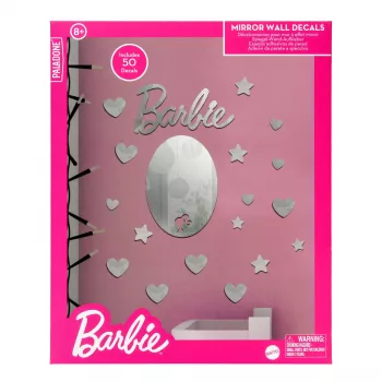 Peili seinätarra Paladone PP13751BR Barbie-muotoilu – koristeellinen itseliimautuva peilikalvotarra