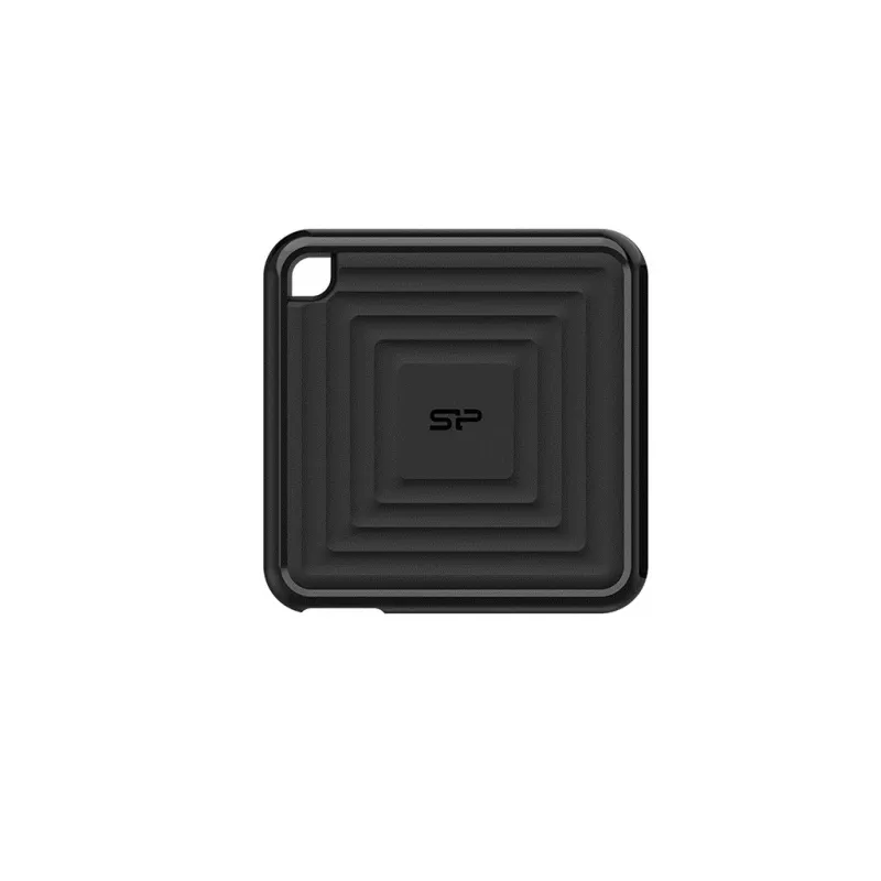 SILICON POWER PC60 - SSD - 1TB - ulkoinen (kannettava) - USB 3,2 Gen 2 - 256-bittinen AES - musta (SP010TBPSDPC60CK)