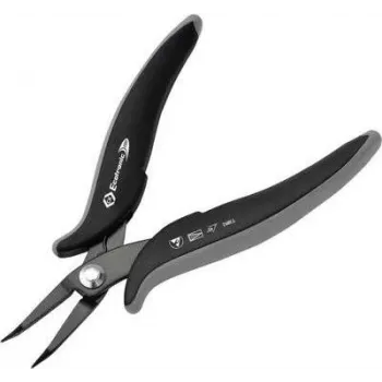 c.k tools T3892 ESD-pinsetti, 45° taivutettu, 152 mm – antistaattinen tarkkuuspinsetti