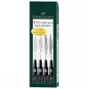 Fineliner Faber-Castell 167115 multi musta 4 kpl