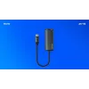 SAVIO adapteri USB-C 3.1 Gen.1 (M) - RJ-45 Gigabit Ethernet (F), 1000 Mbps, AK-56, harmaa