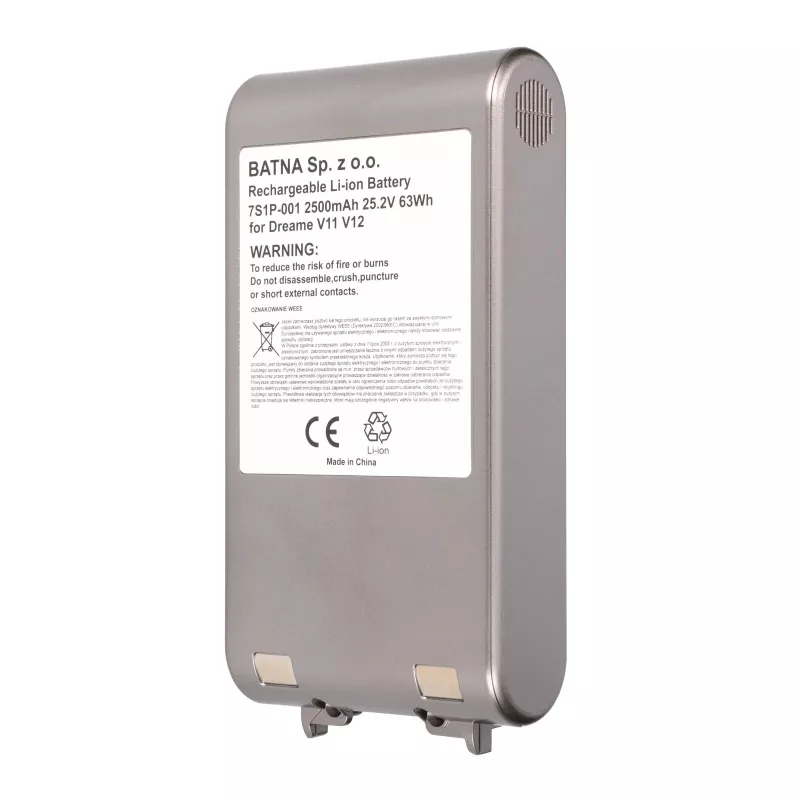 Extralink-vara-akku Dreame V11 V12 V11SE V12Pro -imurille 2 500 mAh Li-Ion