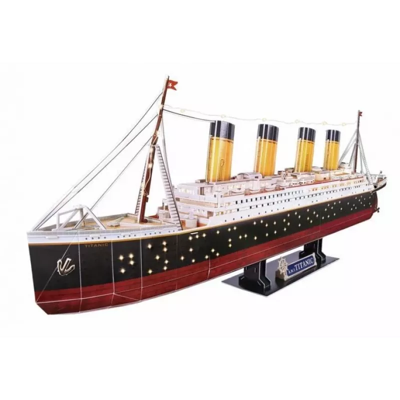 3D-palapeli CubicFun Titanic LED