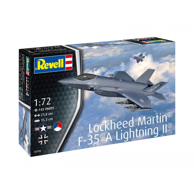 Muovimalli Lockheed Martin F-35A Light 1/72
