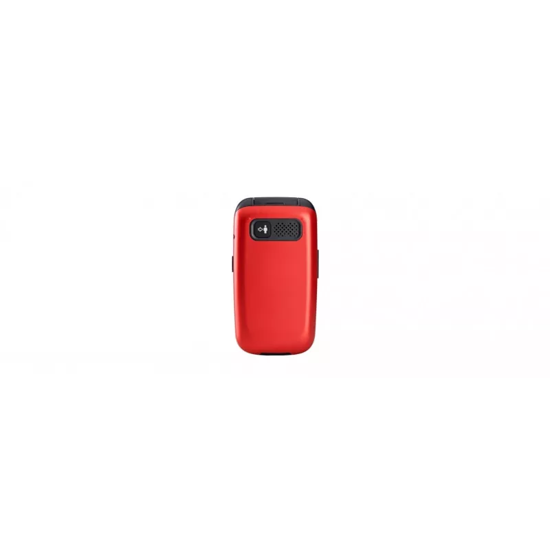 Panasonic KX-TU550 EXR matkapuhelin senioreille, 4G, 2,8 tuumaa, simpukkamalli, punainen