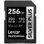 Flash-muisti Lexar 256 GB UHS-I SDXC SilverP