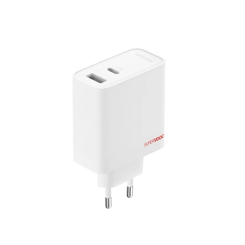 OnePlus 80W laturi Type-C + Type-A