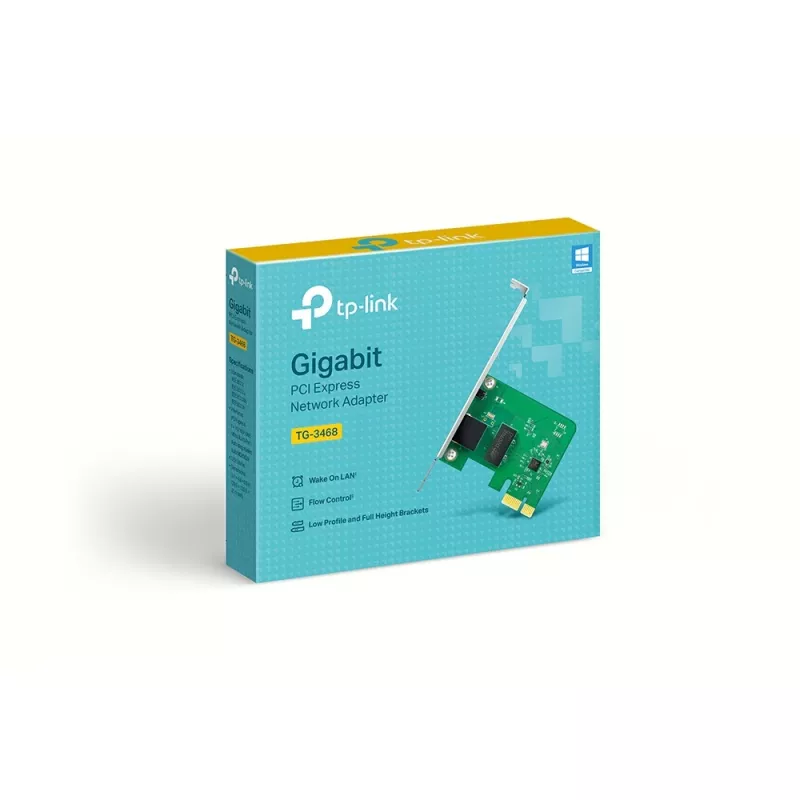 TP-LINK TG-3468 verkkokortti ja sovitin